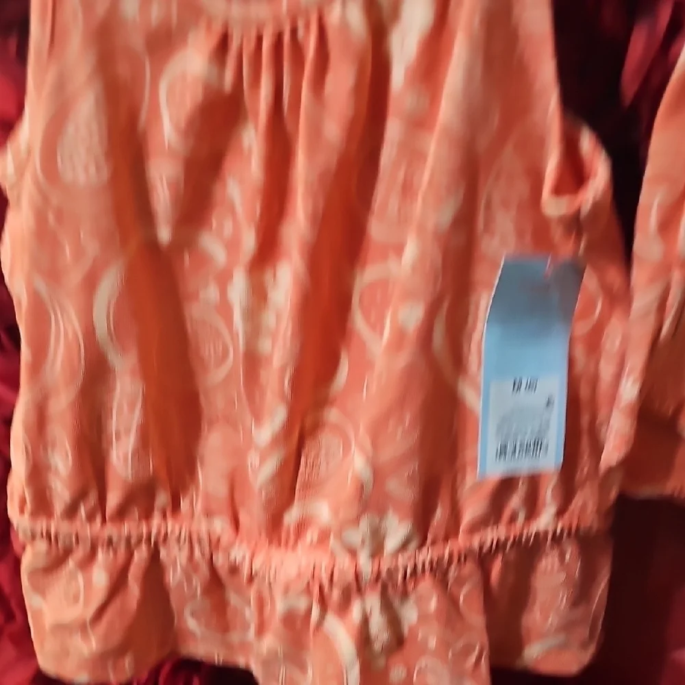 Cat & Jack NWT Coral Print Sleepwear Set Size Medium (8)